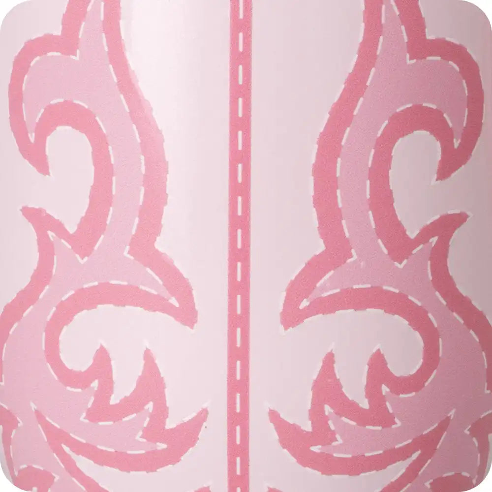 Boot Scootin' Pink Stemless Wine 12oz