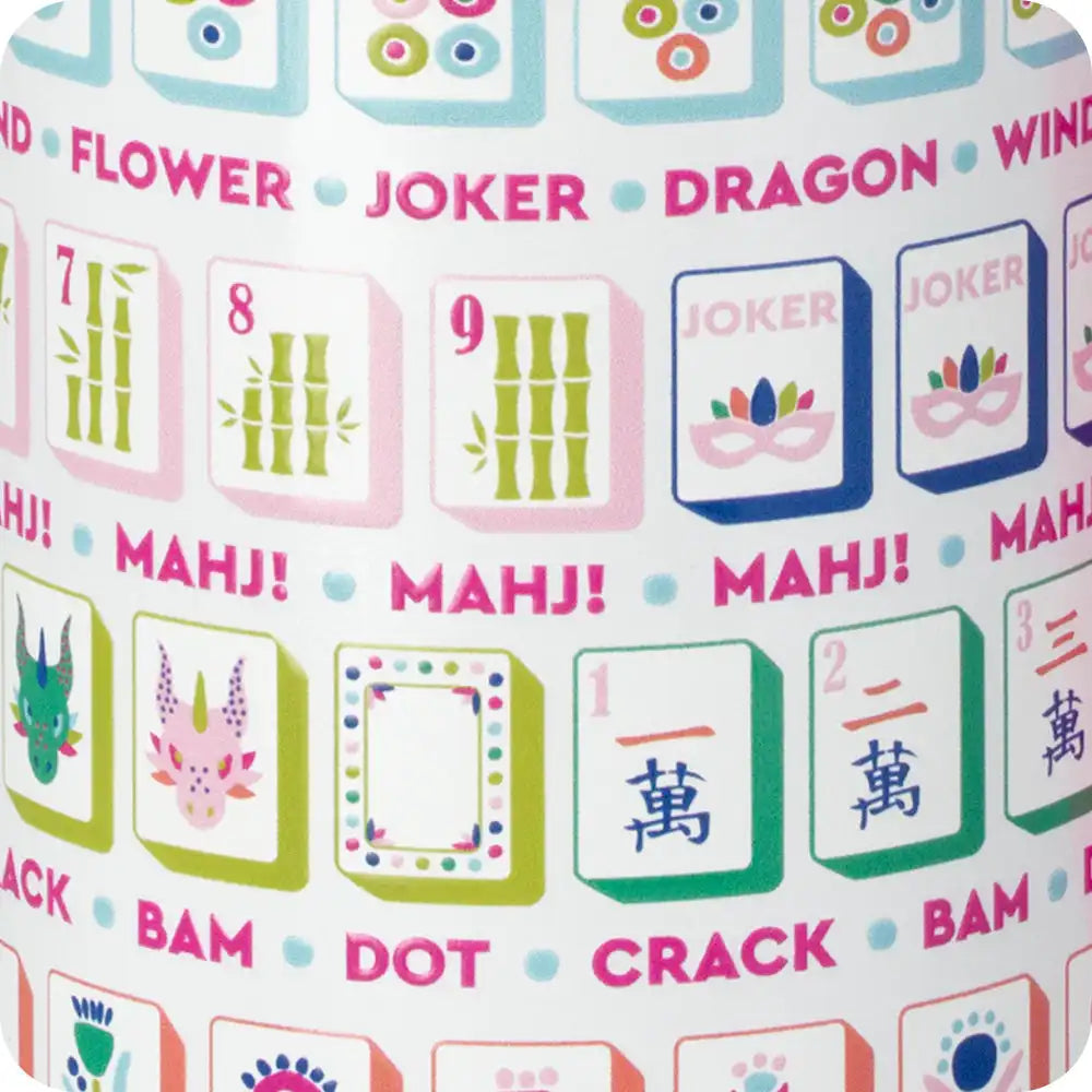 Mahjong Tiles Tumbler 22oz