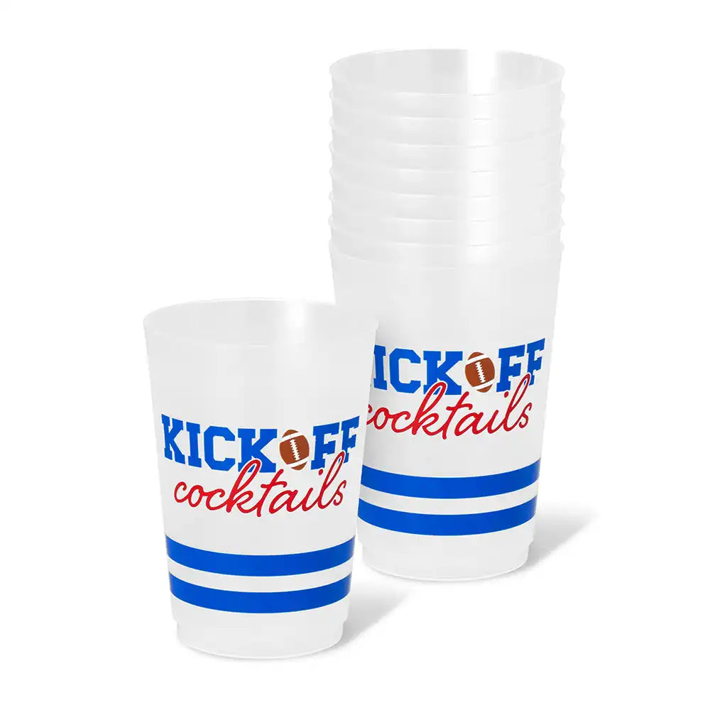Kickoff Cocktails Royal + Red Frost Flex Cup 20oz (Set of 8)