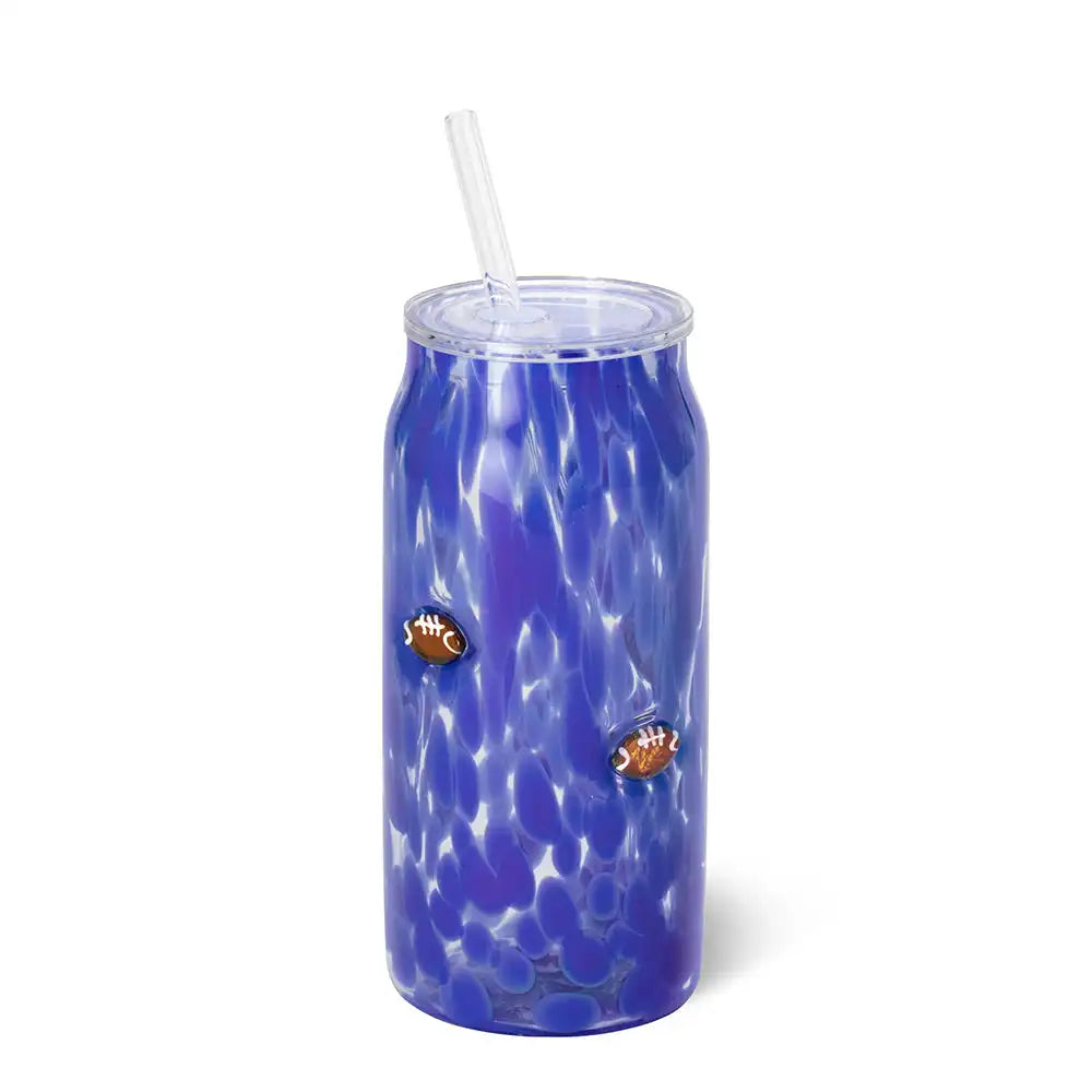 Royal Football Charm Soda Glass 23oz