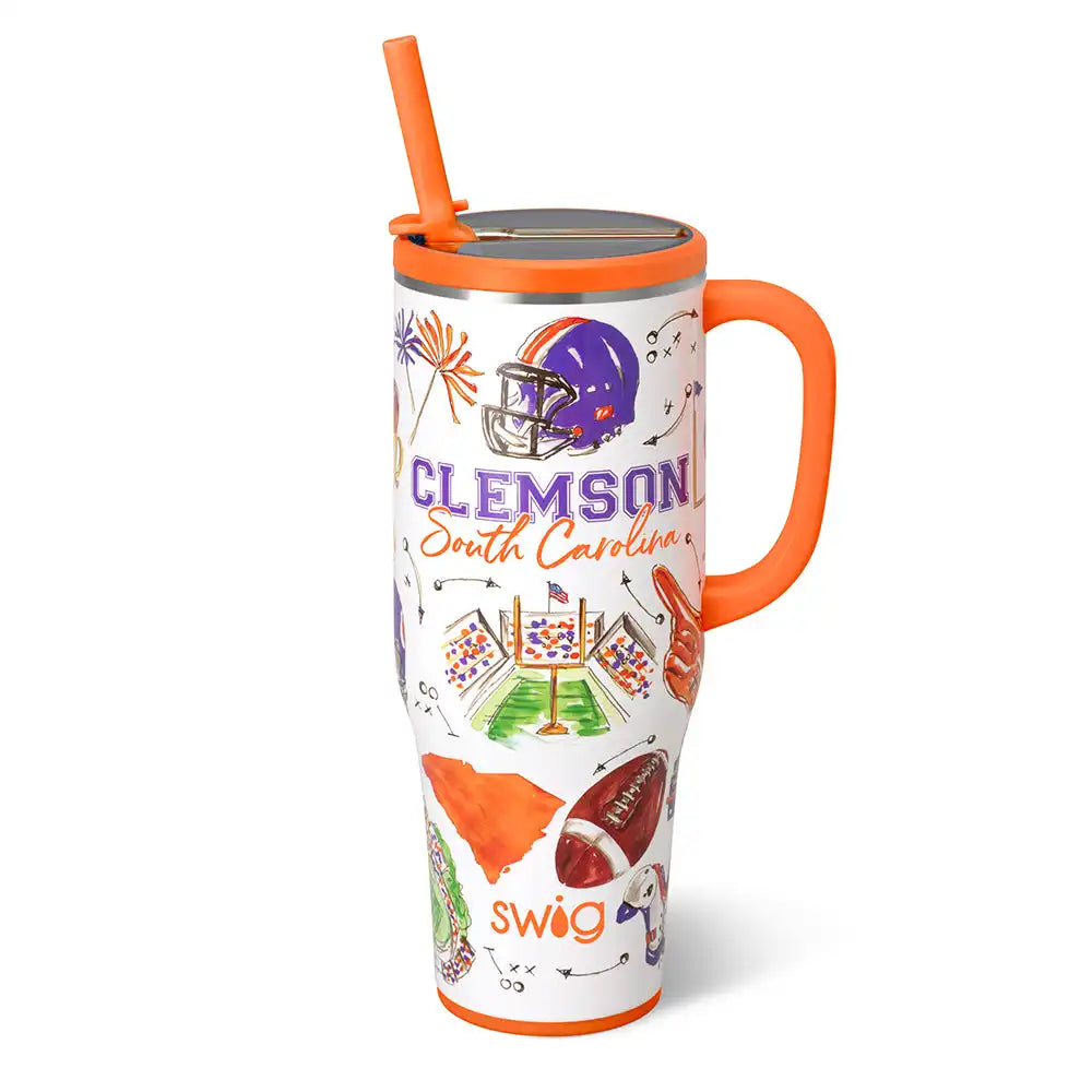 Tailgates in Clemson Mega Mug 40oz
