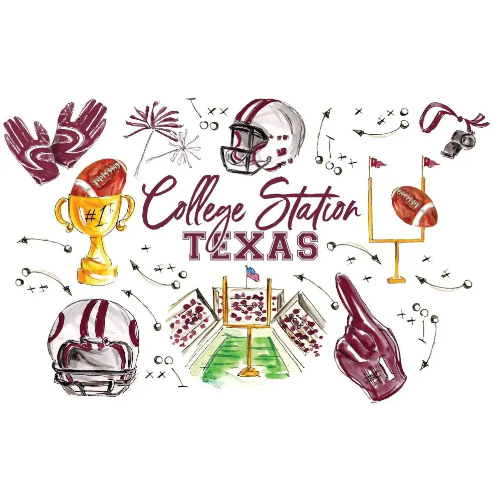 Tailgates in College Station Medium Iced Cup Coolie