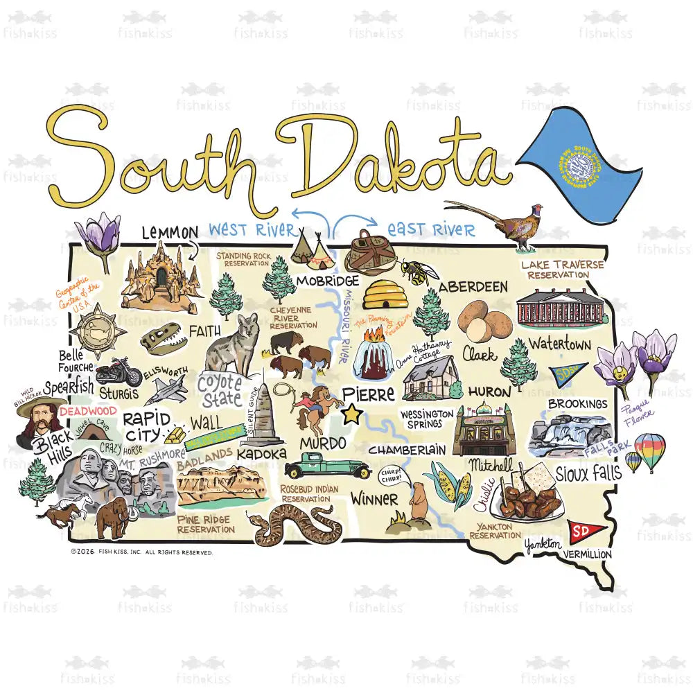 South Dakota Mega Mug 40oz